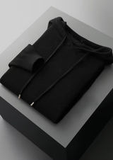 PURE EXTRA-FINE MERINO WOOL LEISURE HOODIE