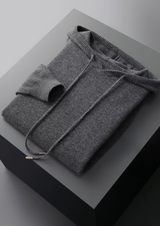 PURE EXTRA-FINE MERINO WOOL LEISURE HOODIE