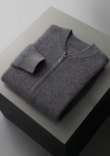 PURE EXTRA-FINE MERINO WOOL DARK GRAY FALCONI SET