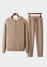 PREMIUM CASHMERE BEIGE MILANO LEISURE SET