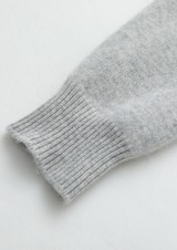 PURE EXTRA-FINE MERINO WOOL LIGHT GRAY LUZZO SET