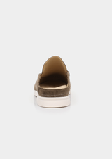 OLIVE MARINA SUEDE SLIPPER