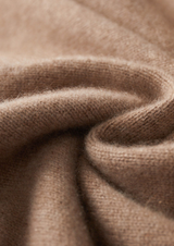 PURE CASHMERE BEIGE ESSENTIAL CREWNECK