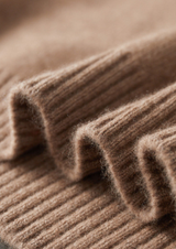 PURE CASHMERE BEIGE ESSENTIAL CREWNECK