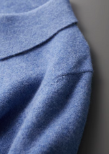 PURE EXTRA-FINE MERINO WOOL HALF ZIP POLO