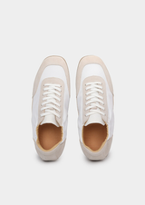 Monaco Ivory Slip-On Retro Runner