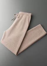 PURE EXTRA-FINE MERINO WOOL BEIGE SAVRO SET