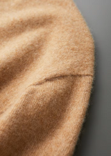 PREMIUM CASHMERE MOCK NECK T-SHIRT