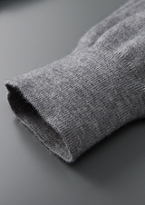 PREMIUM CASHMERE BUTTONLESS SWEATER POLO