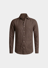 PORTOFINO COASTAL SHIRT - Dark Brown