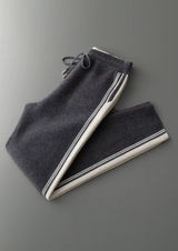 PURE EXTRA-FINE MERINO WOOL DARK GRAY DAMIEN SET