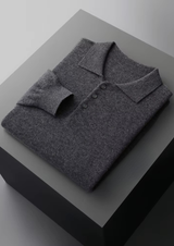 PURE EXTRA-FINE MERINO WOOL CLASSIC SWEATER POLO