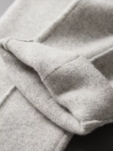 PURE EXTRA-FINE MERINO WOOL LEISURE TROUSERS