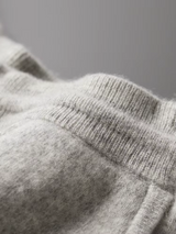PURE EXTRA-FINE MERINO WOOL TWO TONE SET