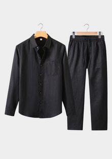 DOLCEVITA LONGSLEEVE SUMMER SET - ALL BLACK
