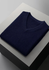 PURE EXTRA-FINE MERINO WOOL V-NECK VEST