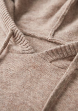 PURE EXTRA-FINE MERINO WOOL BEIGE SAVRO SET
