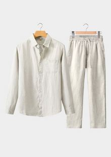 DOLCEVITA LONGSLEEVE SUMMER SET - BEIGE