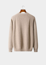 PURE EXTRA-FINE MERINO WOOL RIBBED ZIP CARDIGAN