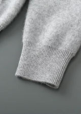 PURE EXTRA-FINE MERINO WOOL V-NECK CARDIGAN