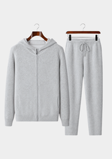 PREMIUM CASHMERE LIGHT GRAY MILANO LEISURE SET