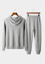 PREMIUM CASHMERE LIGHT GRAY ALAIN LEISURE SET