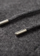 PURE EXTRA-FINE MERINO WOOL WIDE LEISURE TROUSERS