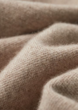 PURE EXTRA-FINE MERINO WOOL ZIP POLO CARDIGAN