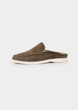 OLIVE MARINA SUEDE SLIPPER