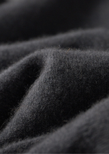 PURE CASHMERE DARK GRAY DUAL ZIP CARDIGAN