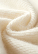 PURE CASHMERE IVORY BODY WARMER VEST