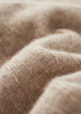 PREMIUM CASHMERE TEXTURED CREWNECK
