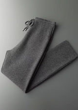 PURE EXTRA-FINE MERINO WOOL DARK GRAY SAVRO SET