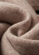 PURE EXTRA-FINE MERINO WOOL BEIGE SAVRO SET