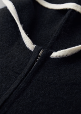 PURE EXTRA-FINE MERINO WOOL BLACK DAMIEN SET
