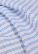 PORTOFINO STRIPED COASTAL SHIRT - Light Blue
