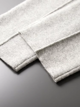 PURE EXTRA-FINE MERINO WOOL LEISURE TROUSERS