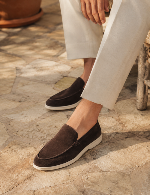 SUEDE LOAFERS